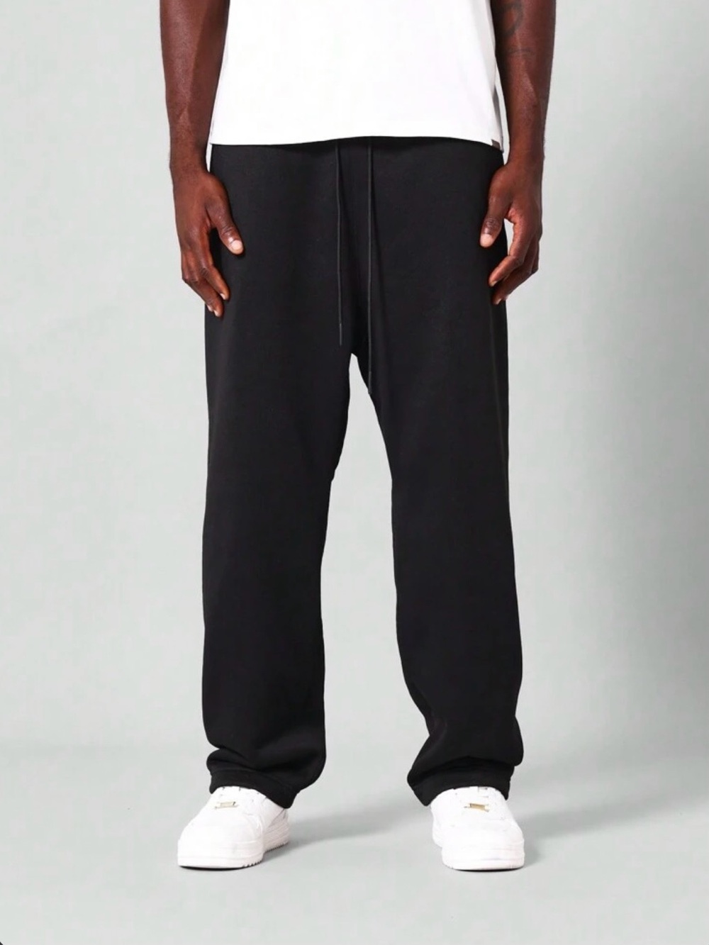 FASHION NOVA MEN Tyson Heavyweight Joggers Black xxl